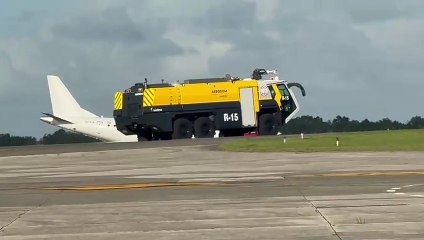 Aterrizaje de emergencia en el AILA: avión de Sky High aterriza sin víctimas