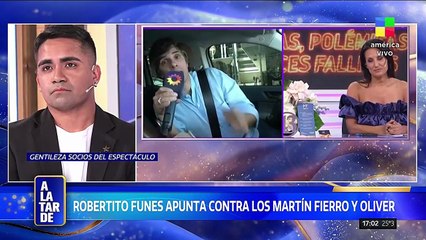 Robertito Funes Ugarte ninguneó a Oliver Quiroz tras la derrota en los Premios Martín Fierro: el video