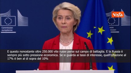 Von der Leyen: Azione decisa Ue può portare svolta a conflitto in Ucraina
