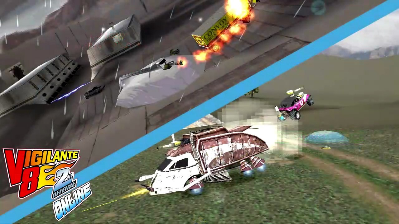 Vigilante 8 - 2nd Offense Online - Multiplayer #135 - 8-7 Players