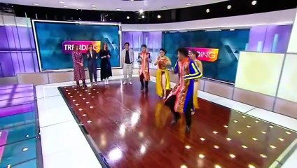 مذيعات mbc trending يشاركن شاروخان الرقص الهندي