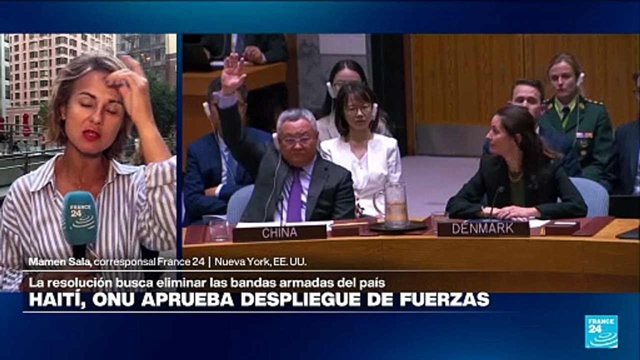 Consejo de Seguridad de la ONU aprueba el envío de una nueva y ampliada misión de seguridad en Haití