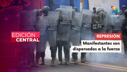 Manifestaciones en Quito rechazan políticas del gobierno del presidente Noboa