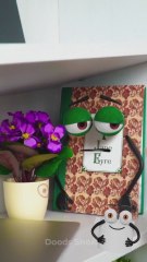 When a forgotten book cries out 📚💔😢 #animation #funny #creative