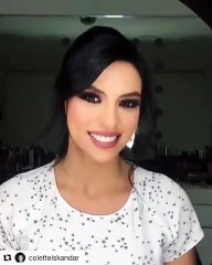 بريجيت ياغي بمكياج وردي ناعم بتوقيع كوليت اسكندر