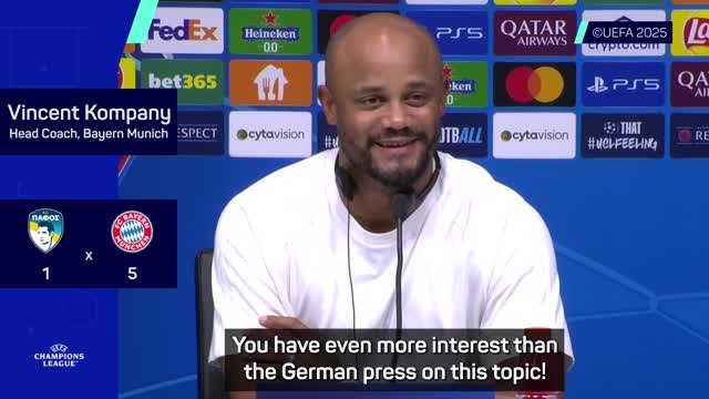 'Our dream is to be there' - Kompany on if Bayern can win Champions League