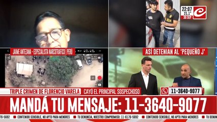 Capturaron a “Pequeño J” en Perú: cayó oculto en un camión tras plan de fuga fallido