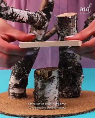 These mini-house decorations are so cute!