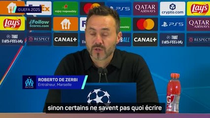 Marseille - De Zerbi pas surpris par le match de Paixao : "Les critiques à Marseille, c'est comme le soleil"