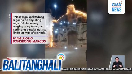 Nagpaabot ng pakikiramay si PBBM sa mga pamilya na nasawi dahil sa magnitude 6.9 lindol sa Cebu | Balitanghali