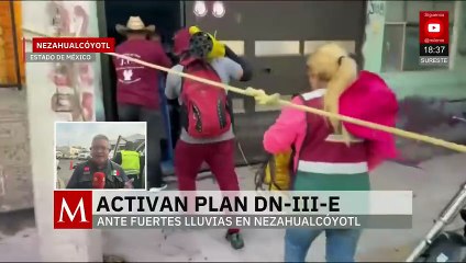 Ejército y Guardia Nacional aplican Plan DN-III-E en Nezahualcóyotl