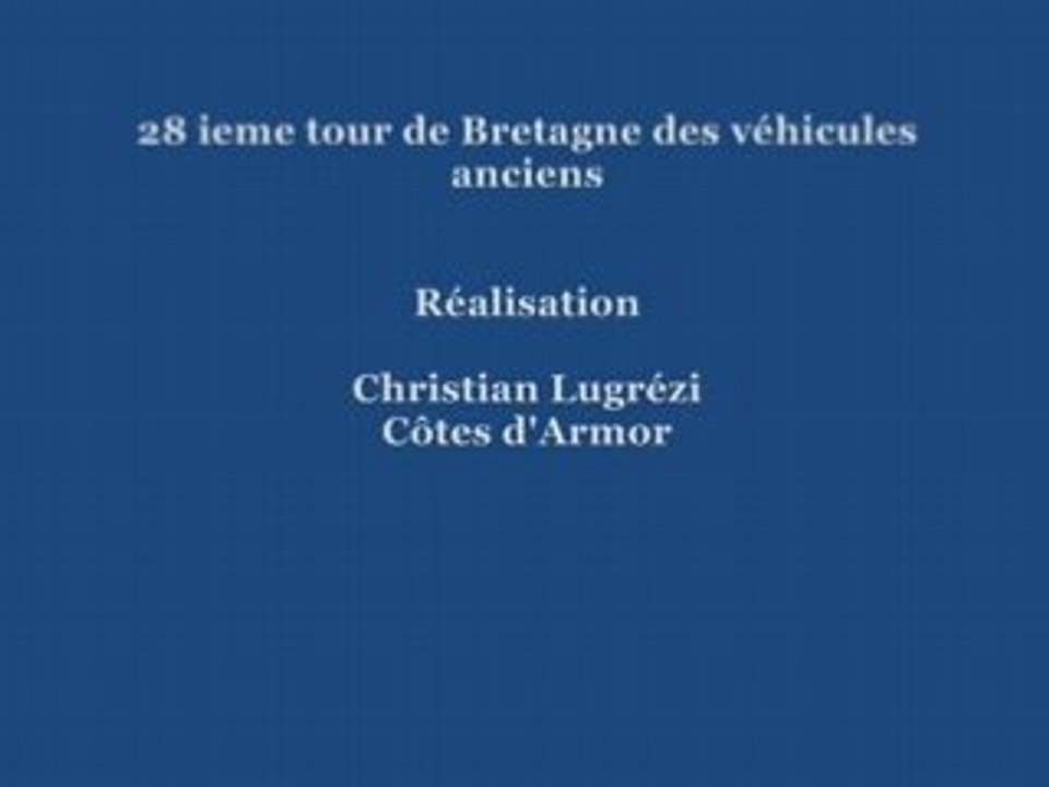 Tour de Bretagne 2008 des véhicules anciens