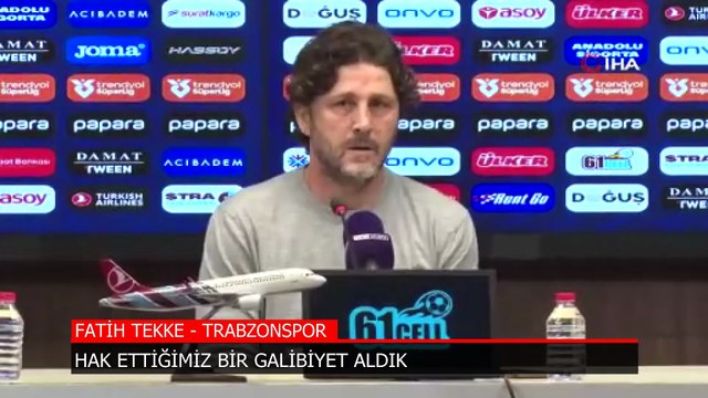 Fatih Tekke: Hak ettiğimiz bir galibiyet aldık
