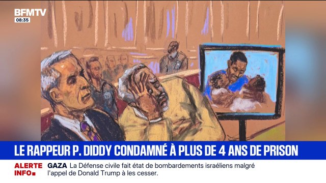 La star du Hip Hop P. Diddy condamnée à plus de quatre ans de prison