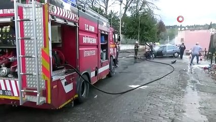 Aydın’da faciadan dönüldü: Sıvı oksijen tankı dolumu sırasında yangın çıktı