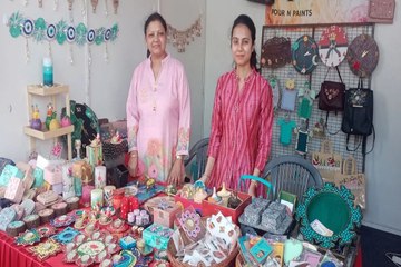 Exhibition :  स्वयं सिद्धा दीपावली एग्जीबिशन : हस्त​शिल्प से बनाए उत्पादों में महिलाओं ने दिखाया अपना हुनर