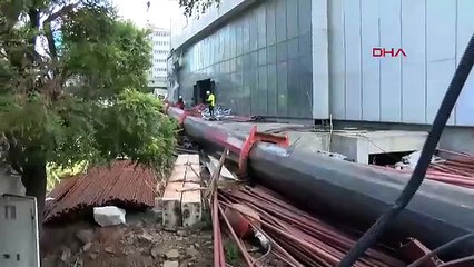 İstanbul'da rezidans inşaatında faciadan dönüldü!