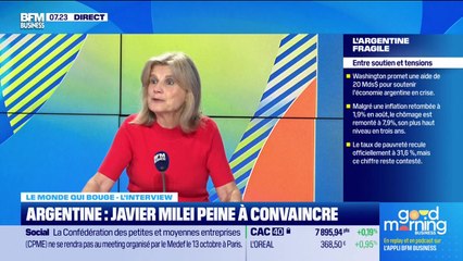 Le monde qui bouge - L'Interview : Argentine, Javier Milei peine à convaincre - 01/10