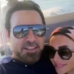 مشهد رومانسي على البحر يجمع عاصي الحلّاني بزوجته