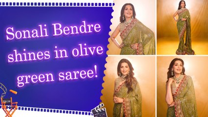 Sonali Bendre's saree look complimenting festive fashion goals, actress shares beautiful glimpses