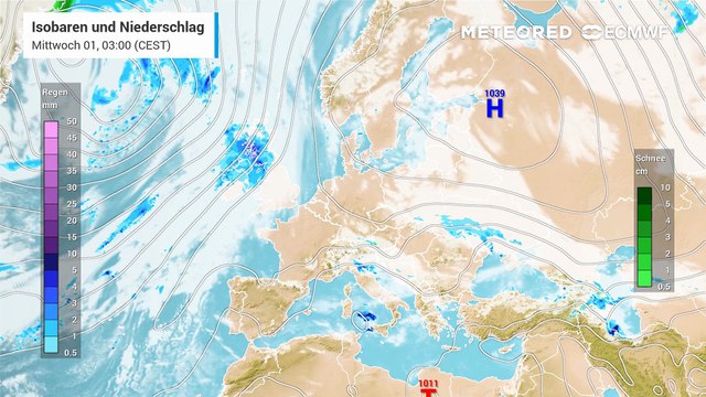 Schwerer Sturm zum Samstag: Westeuropa bekommt ein Sturmtief. Das kann ruppig werden!