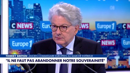 Thierry Breton : «Il est hors de question d'abandonner notre souveraineté»
