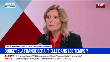 "Je ne suis pas au moment du bilan mais au moment de l'action", déclare Yaël Braun-Pivet