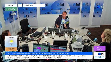 La championne sarthoise Nathalie Mauclair a écrit un livre, "Courir !" , qui sort demain