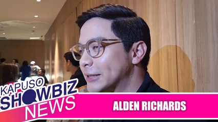 Kapuso Showbiz News: Alden Richards expresses disappointment over corruption issues