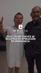 "Me salvaron la vida" JC Chávez reaparece tras operación de emergencia