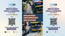 Bukan Jalan Pribadi! Pemotor Hadang Bus Demi Konvoi, Netizen Geram