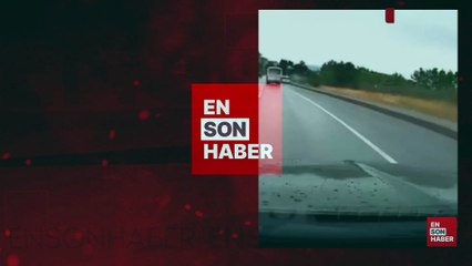 Eskişehir'de kontrolden çıkan Tesla bariyere saplandı