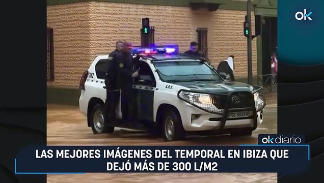 Las mejores imágenes del temporal en Ibiza que dejó más de 300 l/m2