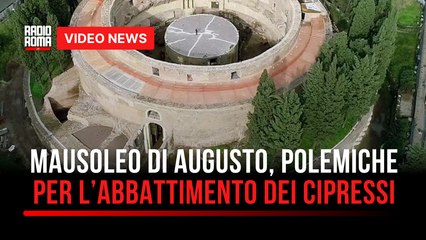 Mausoleo di Augusto, polemiche per l’abbattimento dei cipressi
