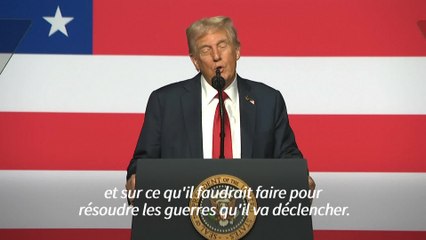 Trump juge que ce serait "une insulte" aux Etats-Unis s'il ne recevait pas le Nobel de la paix