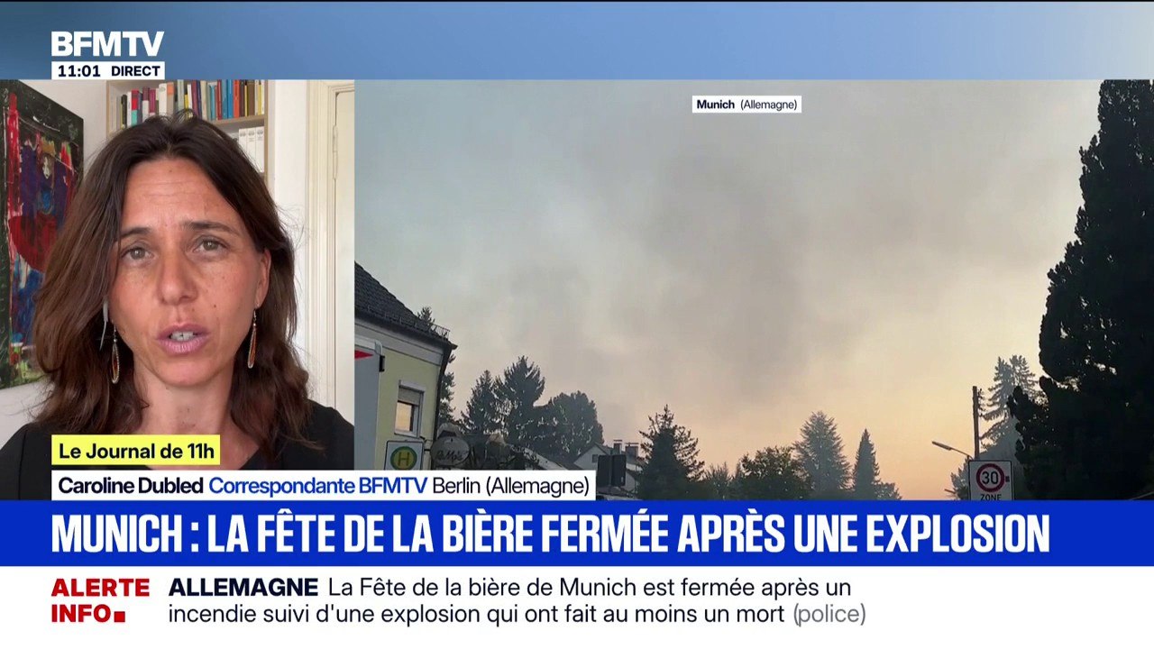 Fête de la bière fermée à Munich: l'homme à l'origine de l'explosion a écrit une lettre laissant entendre que d'autres explosifs seraient répartis dans la ville