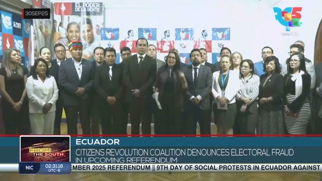 Ecuador: Citizens Revolution coalition denounces electoral fraud in upcoming referendum