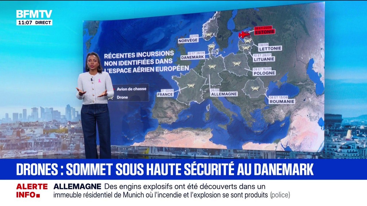 LES ÉCLAIREURS - Survols de drone: le Danemark a identifié des navires qui ont pu servir de plateforme de lancement