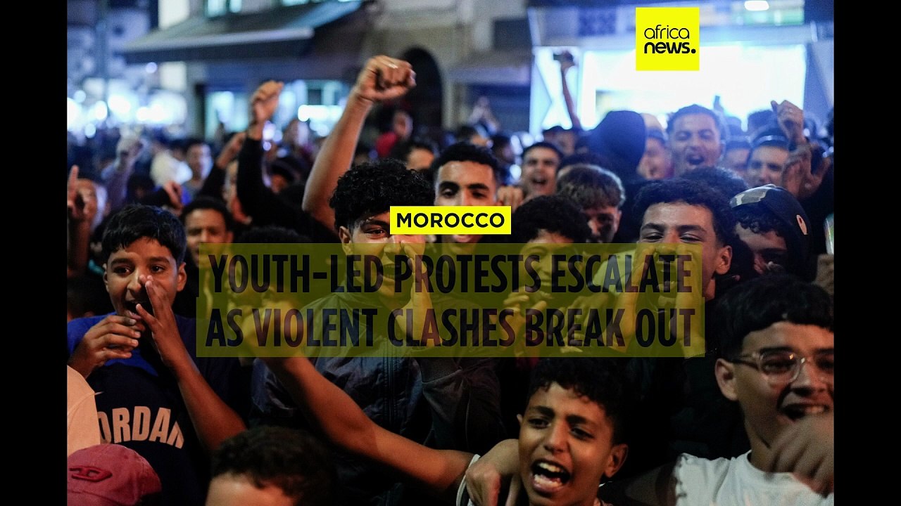 Youth-led protests in Morocco escalate as violent clashes break out