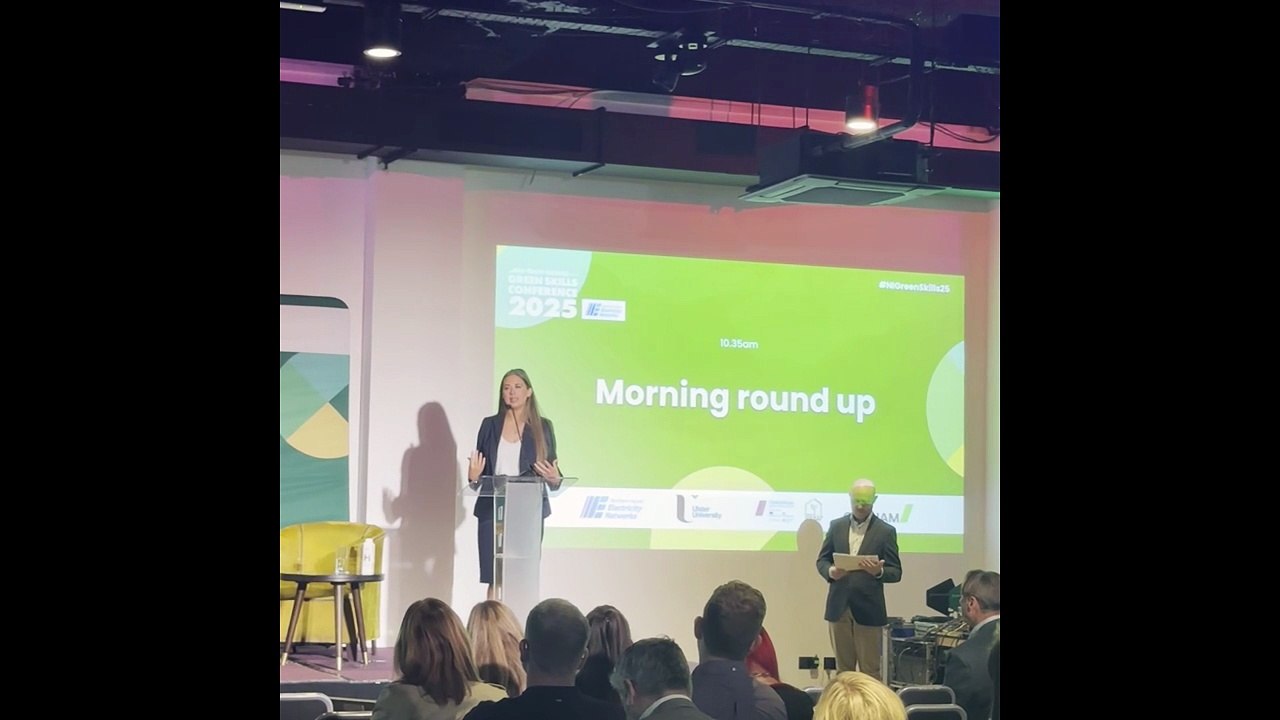 Sorcha Eastwood MP, NI Green Skills conference