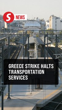 Greek ferries, trains halted as workers join strike against 13-hour workday