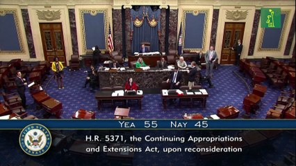 EEUU se dirige a un cierre administrativo tras fracaso de última votación en el Senado