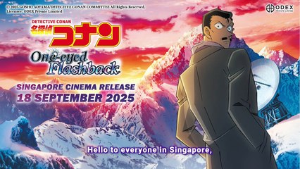 Detective Conan The Movie: One-Eyed Flashback | Special Audio Message From Rikiya Koyama