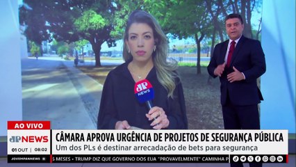 Câmara aprova urgência de projetos de segurança pública