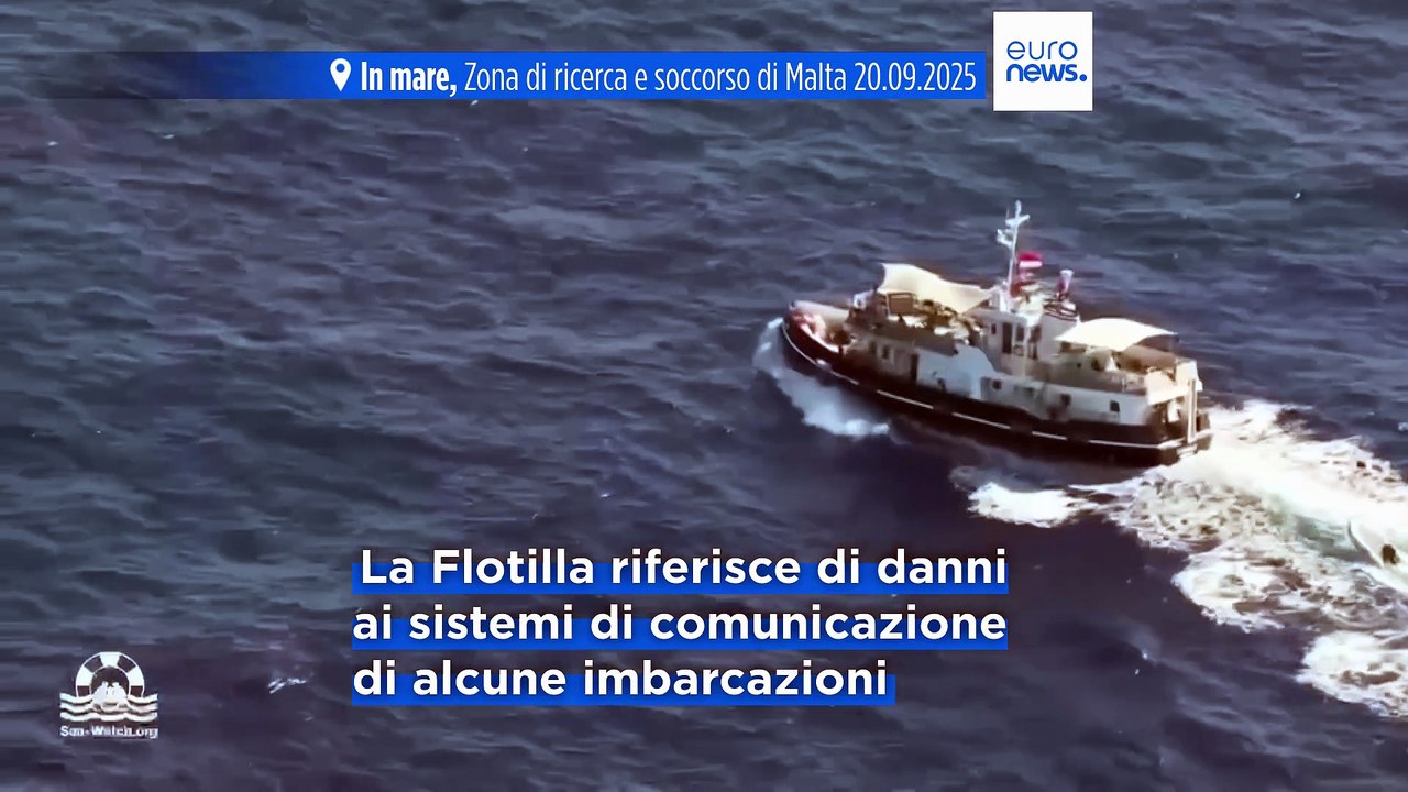 Flotilla, Italia e Grecia chiedono a Israele di garantire sicurezza e diritti degli attivisti, conferenza stampa della Global Sumud a 120 miglia da Gaza