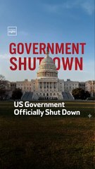 US Government Officially Shut Down