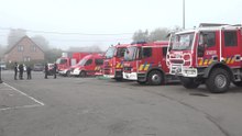 Un exercice de simulation d'inondations mobilise une cinquantaine de pompiers issus de toute la Wallonie à Hannut
