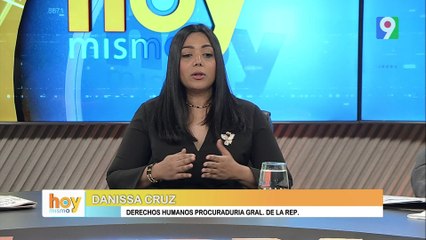 Danissa Cruz "Hemos sido llevado a categoriá 2 en la lucha contra la trata de personas" | Hoy Mismo
