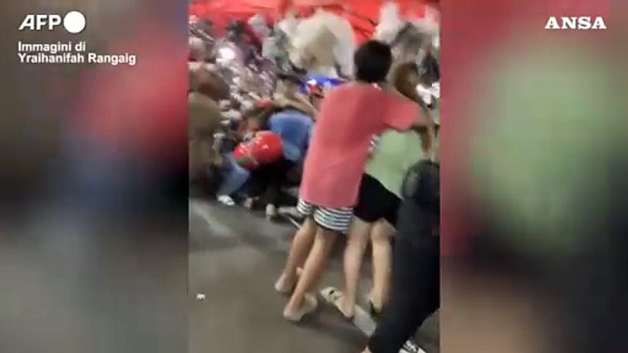 Filippine, terremoto di magnitudo 6,9: panico al mercato notturno di Cebu