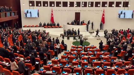 Meclis açıldı: DEM Parti bu yıl Erdoğan'ı ayakta karşıladı